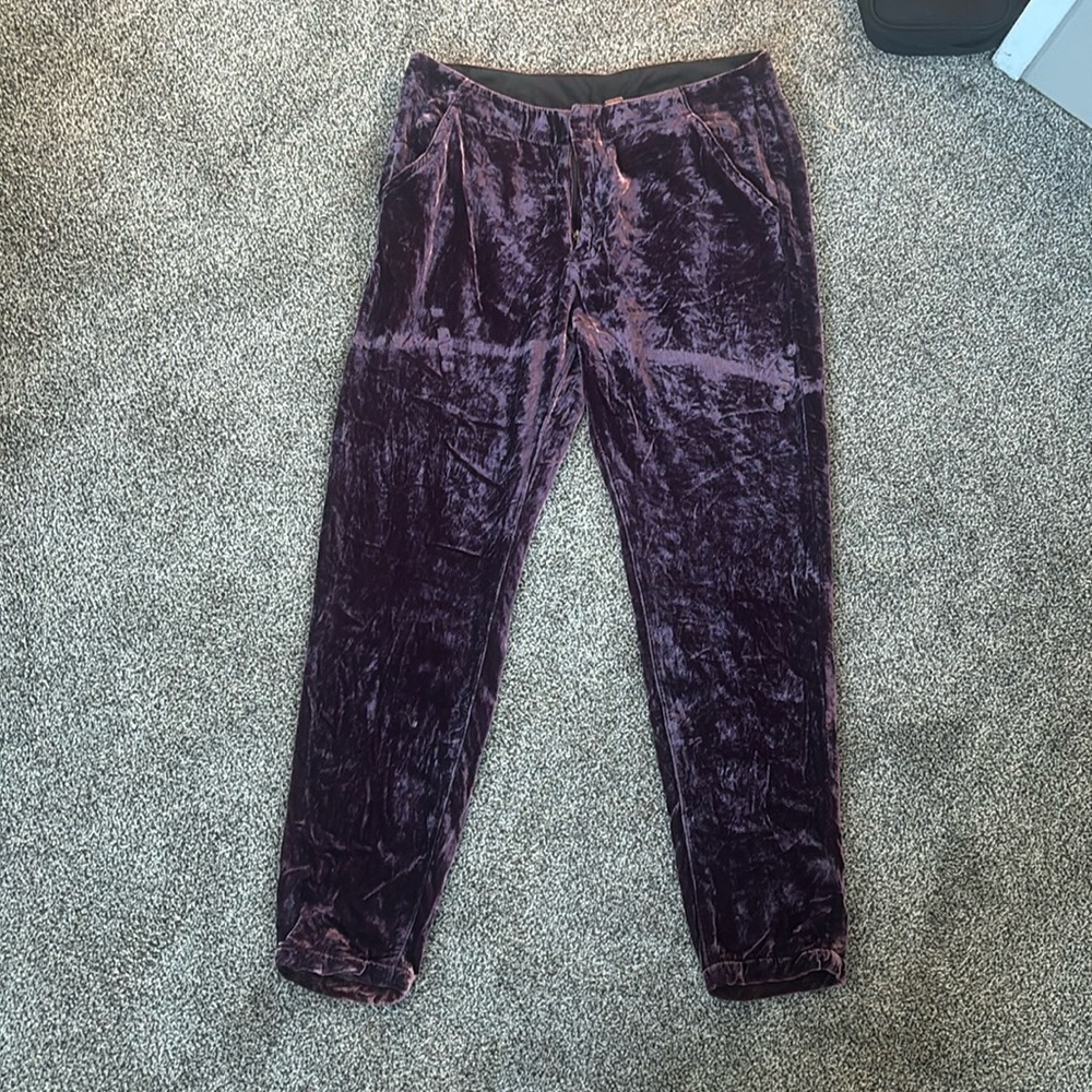 Free people Velvet pants